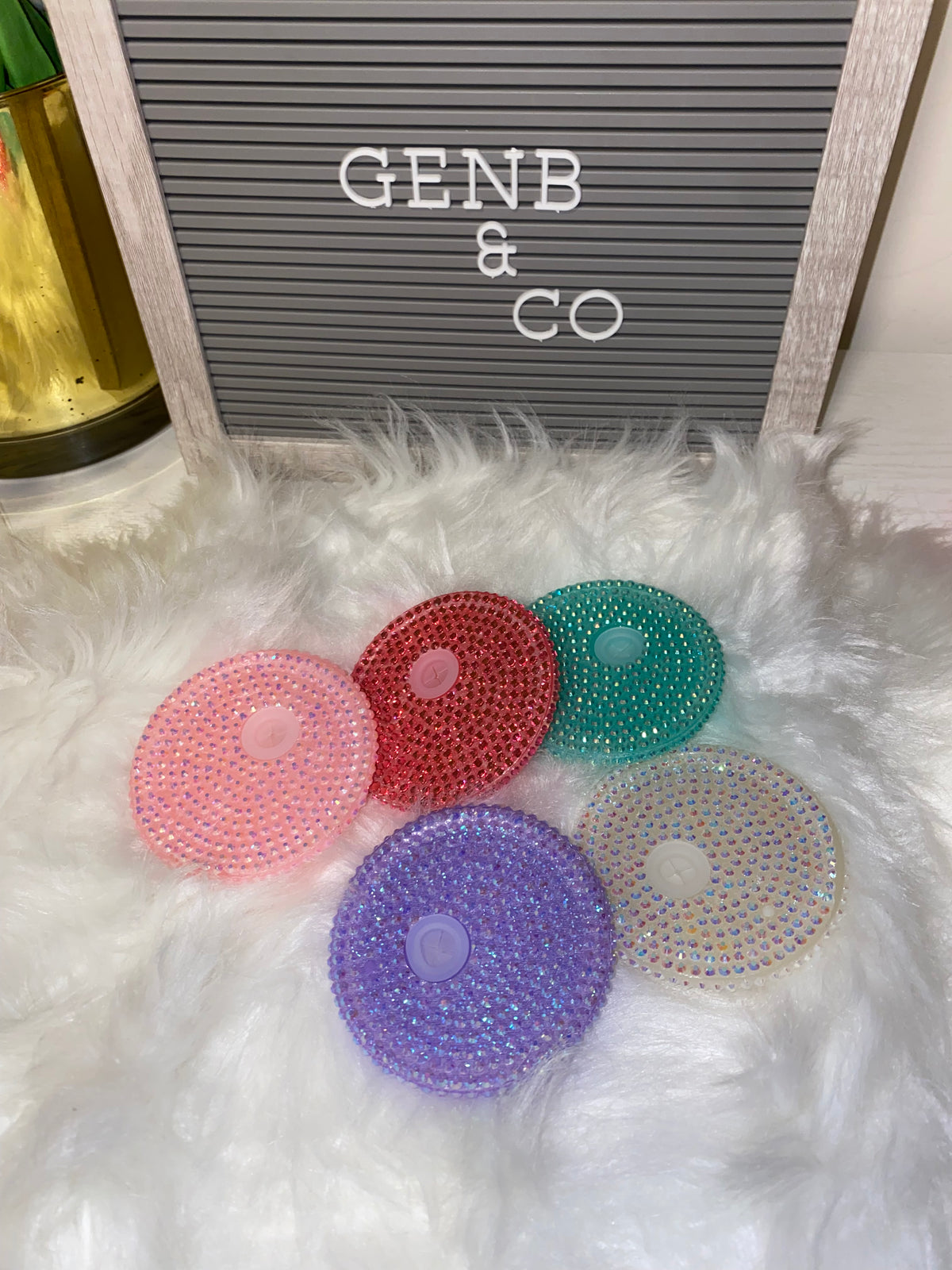 Rhinestone Lids