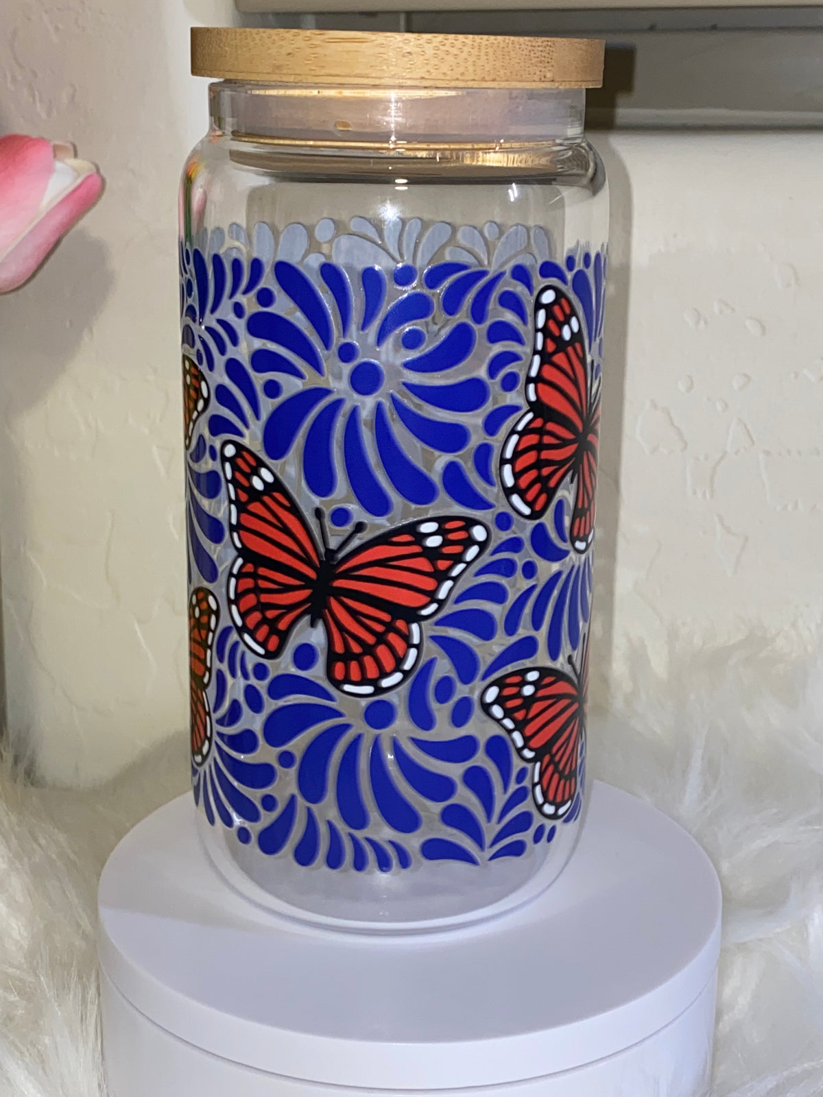 Butterfly Talavera Style 16oz