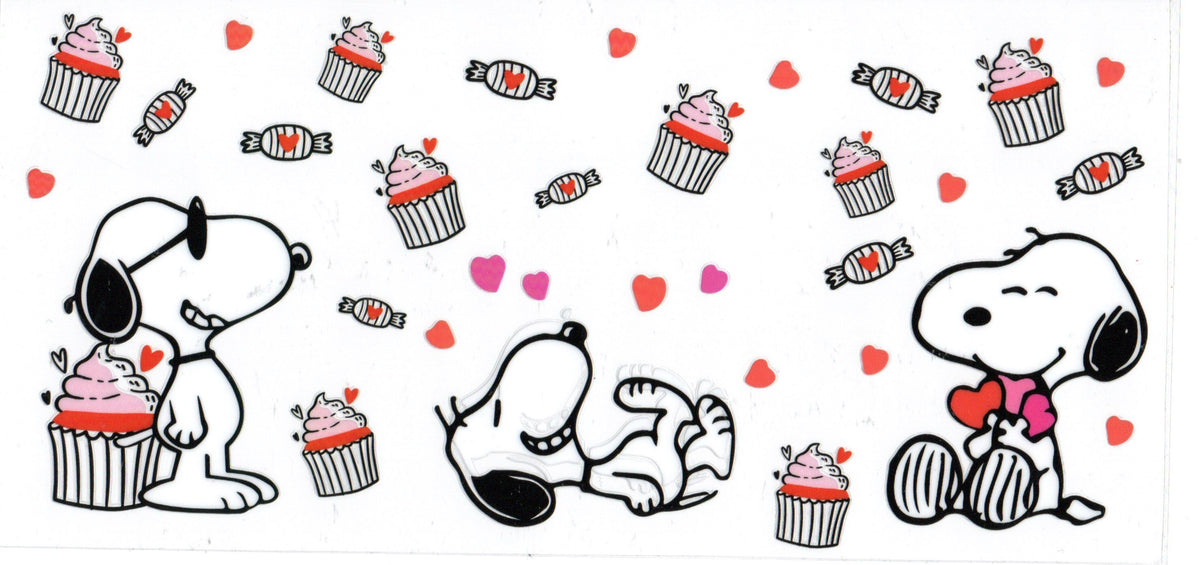 Snoopy cupcakes
