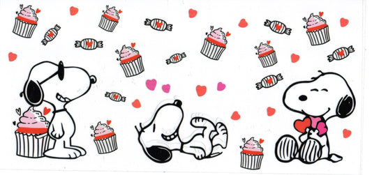 Snoopy cupcakes
