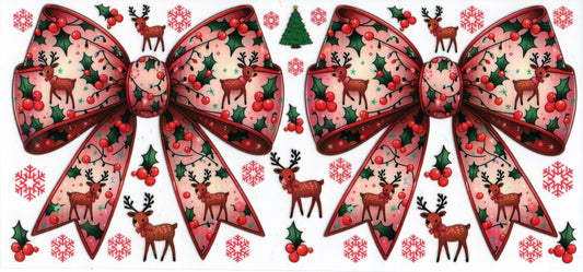 Red Reindeer Bow