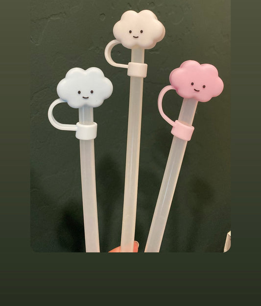 Cloud Straw Toppers