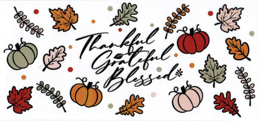 Thankful, Grateful Blessed