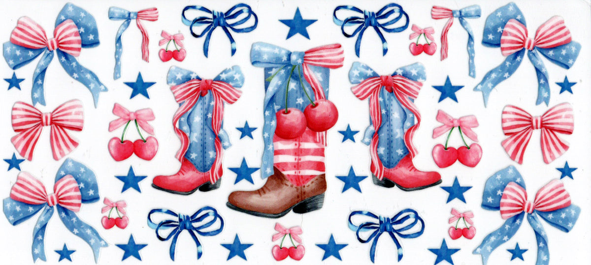 Boots with bows