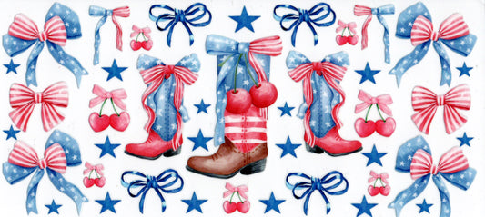 Boots with bows