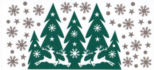 Green Gold Christmas Tree