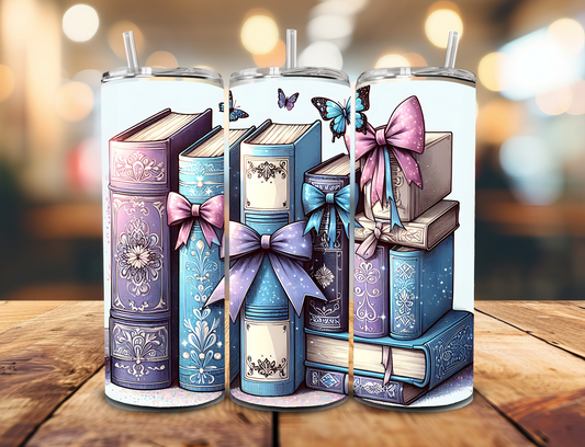Blue Bows and Books