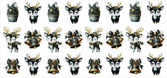 Reindeer Christmas bells