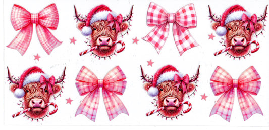Highland cow bows