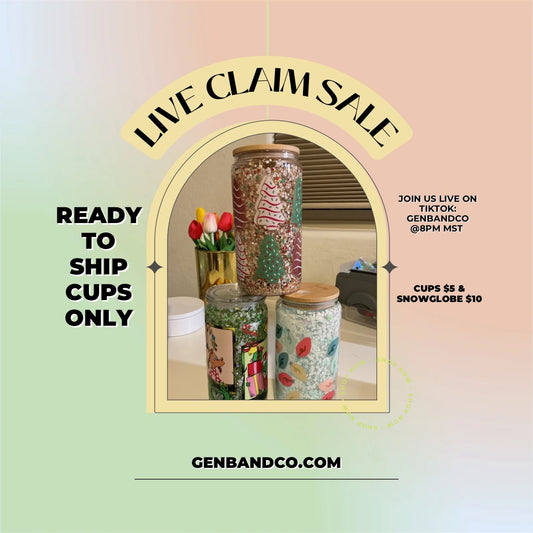 Clearance Sale - Snowglobe Cups/ Tumblers