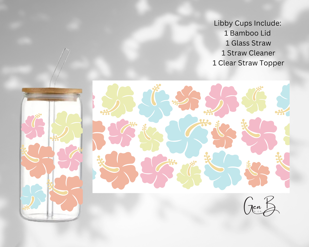 Hawaiian Floral 16oz