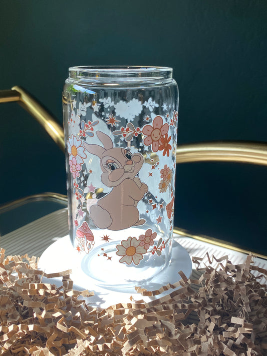 Floral Bunny 16oz
