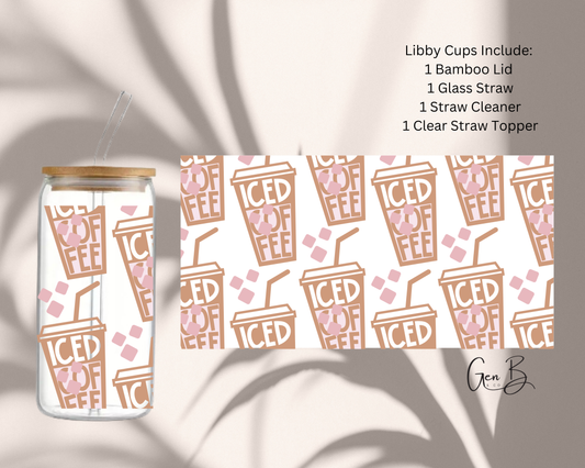 Pink Iced Coffee 16oz