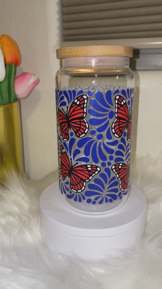 Butterfly Talavera Style 16oz