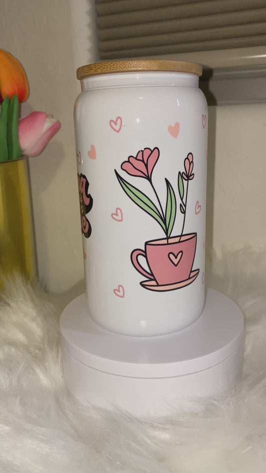 Mama Needs Coffee 16oz Glass